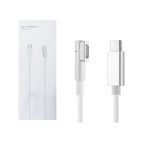 Cable USB C to Mafsafe 1 for Macbook 1.8m White Cable USB C to Mafsafe 1 for Macbook 1.8m White